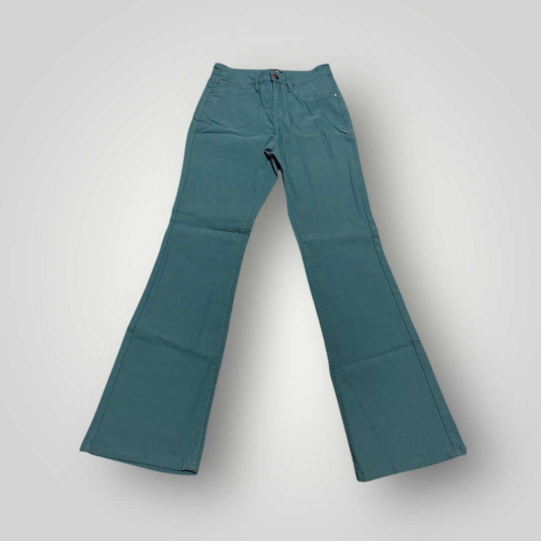 Teal Royalty For Me Flare Pants, 16